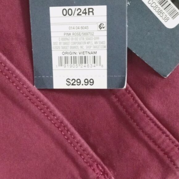 NWT High Rise Skinny Jeans- Mulberry Pink - Picture 6 of 7